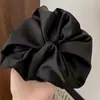 Scrunchies de Cetim de Seda Francesa para Mulheres Flores de Cabelo Acessórios de Cabelo 2026 Novas Elásticos para Rabos de Cavalo Prendedores de Cabelo