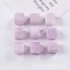10*10mm Cubo de Azúcar Lila Cuentas Sueltas para Collar Pulsera DIY Accesorios de Joyería Productos Semiacabados Venta al por Mayor