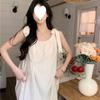 Elegante Vestido Midi Estilo Chanel Estilo Francés Tirantes Vestido de Gasa para Mujer Verano Nuevo Vestido de Vacaciones Playa Junto al Mar