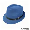 Sombreros de Verano Transfronterizos para Hombre, Sombreros de Paja de Papel Estilo Jazz Británico, Sombreros de Sol para Playa, Sombreros de Paja Retro para Hombre, Sombreros al Por Mayor