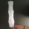 Taza medidora de pesca accesorios para equipo de pesca con báscula taza para cebo juego de tres piezas taza medidora de cebo de plástico transparente cilindro medidor con báscula