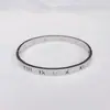 Pulseira de Aço Titânio Prata Feminina Anel de Zircônia de Alta Qualidade Joia de Mão Pulseira Prata Pulseira de Corda Pulseira Atacado