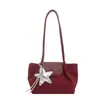 Bolso de mano ligero de nailon estilo coreano para mujer, nueva colección 2026, gran capacidad, versátil para el trabajo, diseño minimalista, bolso de axila de alta gama