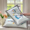 Almohada Infantil Nueva Linda Grande de Carbon Ligera de Seda de Hielo, Almohada para Siesta, Almohada para Estudiantes, Núcleo de Almohada, Almohada de Guardería