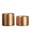 Venta al por mayor de fábrica oro champán punto portátil sellado latas pequeñas grado alimenticio latas de aluminio alta calidad latas pequeñas para té
