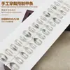 Uñas Postizas Hechas a Mano de Mariposa con Pedrería, Arte de Uñas Degradado, Piezas de Uñas Pre-Hechas, Uñas Postizas, Piezas de Uñas Postizas Populares de Xiaohongshu