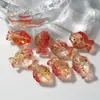 2025 Nuevos Accesorios de Peces Esmaltados con Agujero Vertical Cuentas Sueltas Cadena de Teléfono Móvil con Cuentas DIY Joyería con Materiales Hechos a Mano
