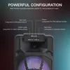 Bt-8110 Pedido de Exportación Transfronteriza de Comercio Exterior Altavoz Bluetooth de 8 pulgadas con Conexión por Cable, Altavoz Colorido para Exteriores en Stock