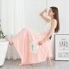 Falda de baño estilo estrella de forro polar de coral al por mayor personalizada falda de baño con tirantes para adulto absorbente buena no fácil de desprender lana punto al por mayor