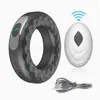 Novo anel peniano vibratório de silicone recarregável transfronteiriço para homens, masturbador de retardo, anel peniano, brinquedo sexual para casais