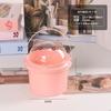 Satchel para el Día del Niño Cubeta Crema Caja de Embalaje de Frutas Caja de Embalaje para Pastel de Postre Vaso de Yogurt Tazón Horneado