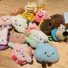 Nuevo monedero de peluche para niños, monedero con cremallera y diseño de muñeco de dibujos animados, mini bolso portátil para auriculares.