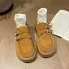 Zapatos Retro para Mujer de Primavera y Otoño Birkenstock 2026 Nuevo Estilo Mocasines Slip-On Estilo Británico Zapatos Individuales de Suela Gruesa Zapatos de Plataforma para Mujer