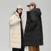 Elegante y de Moda Chaqueta de Plumas de Ganso para Pareja Tianshan Snow Goose Chaqueta de Plumas de Ganso de Longitud Media para Hombre y Mujer Chaqueta de Plumas con Capucha