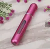 Botella Recargable de Perfume de 8ml con Relleno Inferior, Cabeza Redonda, Mini Atomizador de Viaje a Presión, Botella Vacía Portátil, Tipo Autocebante, En Stock