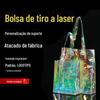 Bolsa de Mão a Laser de PVC Transparente Bolsa de Ombro de Plástico Maquiagem Moda Bolsa de Mão a Laser Bolsa de Compras Personalização