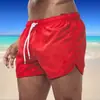 Nuevos shorts de malla transpirables para fitness para hombre, shorts atléticos de moda, shorts de running de secado rápido, shorts ligeros de entrenamiento de verano, shorts de playa