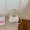 Bolso Cruzado de Hombro Único Ins Estilo Coreano Lindo Dulce Lazo Bolso de Mano con Personalidad Elegante Tendencia Mochila de Moda para Mujer