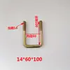 Clip para motoazada rotativa máquina de arar la tierra fertilizar sembrar clip en U clip de pata tipo fijación de pata accesorio subsolador clip en forma de U