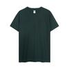 Camiseta Retro de Algodón Puro Japonés Grueso Amkhaji Blanca Pura Cuello Redondo Tejido de Barril Estampada para Hombres y Mujeres 300g
