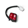 Interruptor de Arranque y Paro de Motocicleta con Enchufe Impermeable, 4 Cables, Adecuado para Uso de Paro, Accesorios Modificados, Rojo
