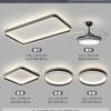 Proteção ocular de espectro total luminária de sala minimalista luminária de teto ultrafina simples moderna luminária Zhongshan pacote combinado para toda a casa