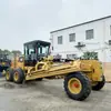 Niveladora de estrada autopropulsada com acionamento hidráulico CAT140K em estoque para exportação, raspador e máquina niveladora de canteiro para áreas de mineração