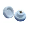 Fabricante de Dongguan 19Mm-M4M5M6 Núcleo de Cobre Redondo Grano Recto Blanco Perilla de Plástico PP Ecológico Plástico Giratorio de Grano Recto