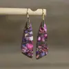 Pendientes colgantes artísticos retro color piedra emperador natural elegantes elegantes elegantes elegantes pendientes para mujer pendientes pendientes