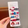 Horquilla para el pelo para niña, pequeña y bonita, con flores de verano, accesorios para el pelo para niña