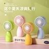 Mini ventilador de mano con forma de flor, portátil, con carga USB, pequeño, para estudiantes, venta al por mayor, regalo pequeño