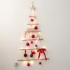 Decoraciones Navideñas Árbol de Navidad Colgante de Combinación Libre Rama Seca de Madera Colgante de Pared Estrella Tronco Decoración Festiva