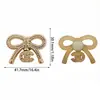 Atacado Cross Factory Acessórios para Sapatos DIY Estilo Metal ABS Flor de Sapato com Strass Fivela de Sapato com Strass Caixa Fivela Caixa