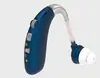 Nuevos audífonos retroauriculares plateados recargables al por mayor exportación transfronteriza audífono inglés