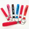 Novo design de chaveiro de silicone LOGO pingente fácil de carregar joia pequena chaveiro de silicone moda fresca