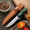Cuchillo de Comer Carne Mongol Personalizado, Cuchillo para Fruta de Cocina Casera, Cuchillo para Barbacoa, Cuchillo para Filete Occidental, Mango de Acero Inoxidable para Carne