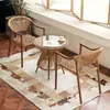 Mesa e cadeiras de exterior pátio jardim varanda cadeiras de vime conjunto de mesa e cadeiras de chá cadeiras de estilo chinês para lazer ao ar livre mesa e cadeiras de exterior