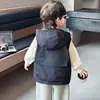 Chaleco para Niños Otoño 2026 Nuevo Estilo Chaleco con Capucha de Otoño para Niños Ropa Exterior Ropa de Exterior para Bebé Primavera y Otoño Niño Pequeño