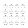 Acero de Titanio Color Duradero Conector Cola de Perla Colgante Corazón Accesorios para Joyería DIY Acero Inoxidable Estrella de Cinco Puntas Etiqueta Pieza Pequeña Oro Real
