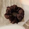 Dulce Liga para el Cabello Scrunchie para Mujeres, Satén de Alta Gama Estilo Coreano Versátil Cuerda para el Cabello, Suave Encaje Lunares Accesorio para el Cabello, Pañuelo Cuadrado para la Cabeza