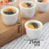 Juguetes de Comida de la Serie de Estofados Nutritivos Tridimensionales Simulados, Accesorios de Joyería de Resina Hechos a Mano para Bricolaje, Colgantes, Decoraciones