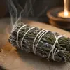 Incensos de Lavanda para Meditação, Aromaterapia de Madeira para Ambientes Internos, Incensos para Purificação de Espaço, Incensos, Incensos de Ervas