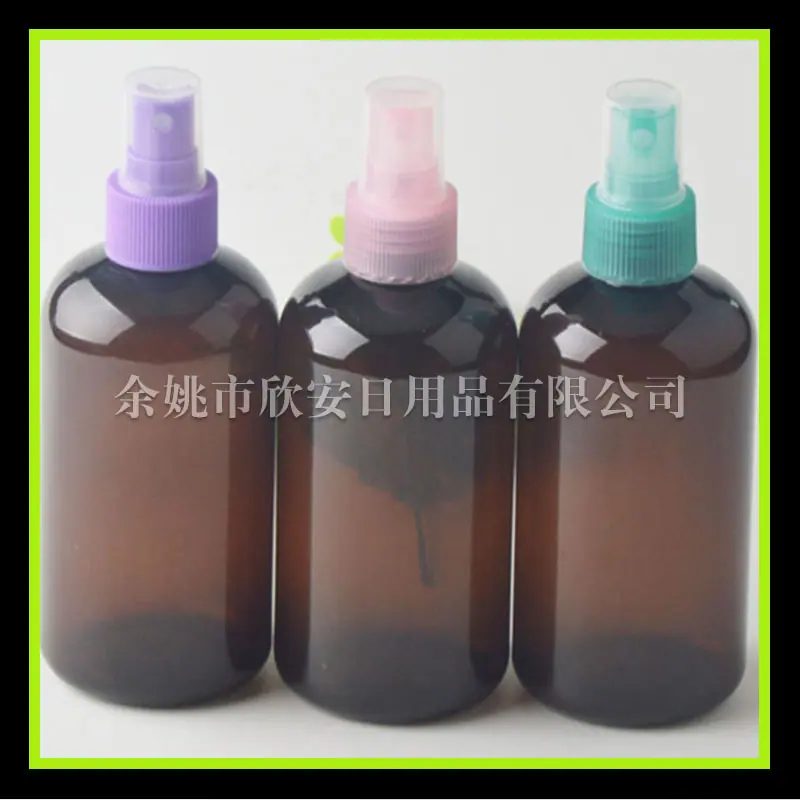 250ml 矮胖圆肩pet + 喷头 副本