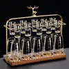 Conjunto Dispensador de Taças de Vinho Branco Blue Mountain para Uso Doméstico, Copo Graduado, Conjunto de Vinho Branco Golden Mountain 0,1kg, Copo de Shot, Copo Bala