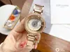 Venta al por mayor Nuevo AliExpress comercio exterior venta caliente de tres pines cuentas de flujo moda casual reloj de cuarzo color completo