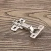 Fabricantes transfronterizos al por mayor 26 tazas bisagra mini hidráulica amortiguador de amortiguación hidráulica puerta de armario silenciosa bisagra de taza pequeña