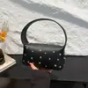 Verano 2025 Pedido Extranjero Personalizado Retro Moderno Bolso de Hombro Elegante Moda Remache Bolso Almohada de Axila