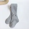 Meia-calça infantil bebê primavera e outono meia de camada base infantil meias de peça única com laço produtos transfronteiriços calça de camada base para menina atacado