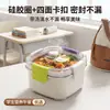 ¡Guau, esta lonchera de acero inoxidable 304 es a prueba de fugas, viene con tapa y es perfecta para que los estudiantes lleven sus comidas a la escuela!. Es un recipiente para almuerzo sellado y a prueba de fugas para los almuerzos escolares.