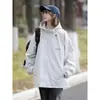 Nueva Chaqueta Americana Estilo Coreano para Mujer Holgada Casual Primavera y Otoño Exterior Funcional Tendencia Marca Chaqueta
